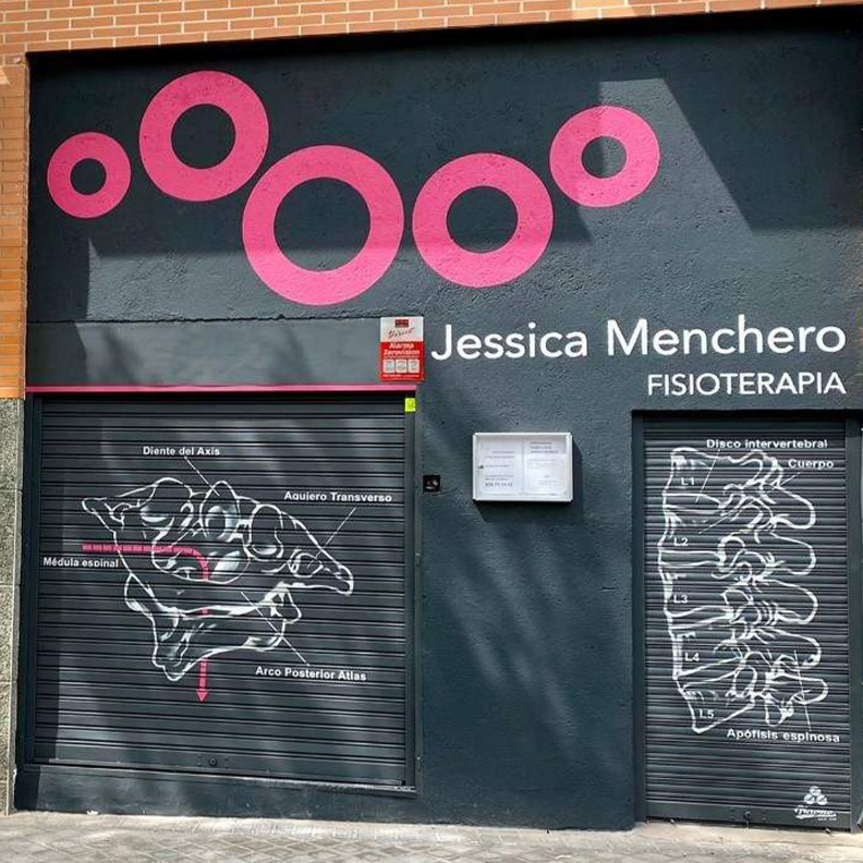 Fachada de clínica Jessica Menchero fisioterapia